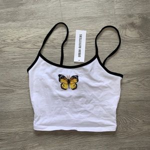 Urban outfitters butterfly tank: NWT